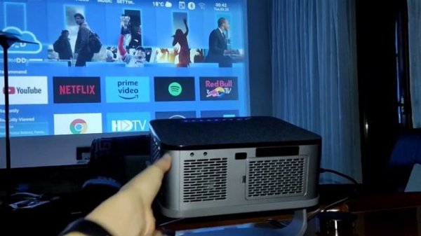 Умный проэктор XIWBSY T08 с поддержкой 4k и 8k с автофокусом?