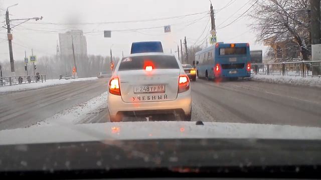 Экзамен ГИБДД город Тверь. смотреть онлайн