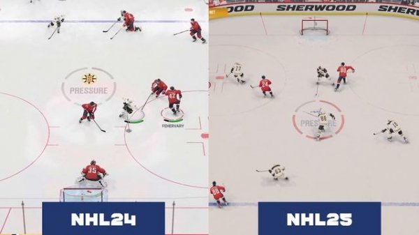 ОТЛИЧИЯ NHL25 ОТ NHL 24