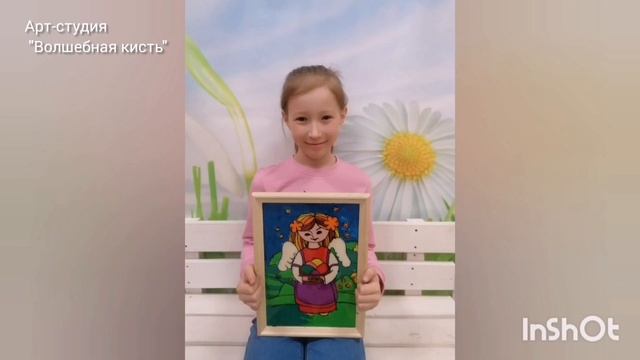 Работы детей "Пасхальный ангел" в технике обратная пластилинография. смотреть онлайн