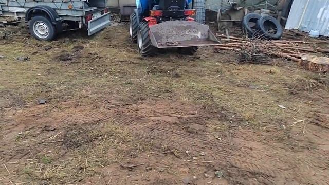 Широкие колёса на минитрактор смотреть онлайн