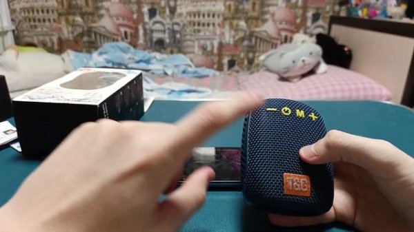 обзор на Bluetooth колонку для велосипеда TG-392
