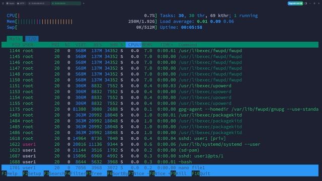 Полный Контроль над Системой с htop: Установка и Основны смотреть онлайн