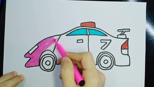 SUPER CAR | HOW TO DRAW FOR CHILDREN | КАК НАРИСОВАТЬ МАШИНУ смотреть онлайн