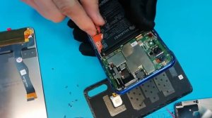 Honor 9x разборка. Замена дисплейного модуля