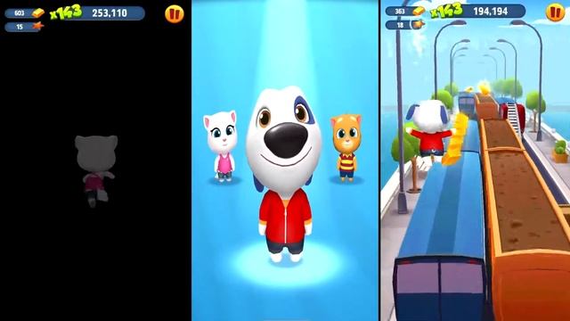 КТО КРУЧЕ АНДЖЕЛА бег за золотом или vs ХЭНК Мультик игра видео для детей смотреть онлайн