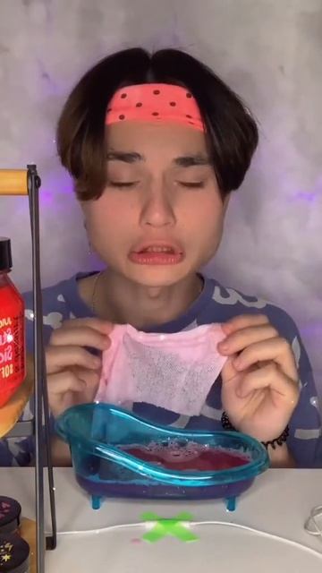 #ASMR Оказались салфетки или маски?炙🌴не понял сразу….✨ #асмр #бумага