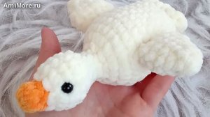 Амигуруми: схема Гусик-обнимусик | Игрушки вязаные крючком