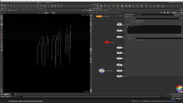Procedural Liquid Drip - Houdini & Redshift