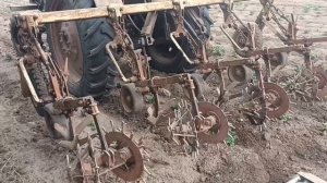 Окучевание картошки трактор Т-40АМ с Кон-2,8 насиройка культиватора.