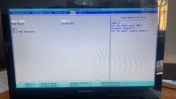 Efi network 0 for ipv4/ipv6 boot failed Lenovo - boot failed. Решение проблемы за?