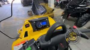 Мини обзор Снегохода Stels Викинг 600 ЛЮКС с датчиками температуры и бампером.