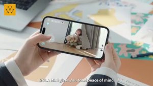 Enabot ROLA Mini – компактный робот-компаньон, предназначенный для домашнего использования.