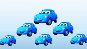 УЧИМ ЦВЕТА И ЦИФРЫ Цветные машинки учимся считать от 1 до 10