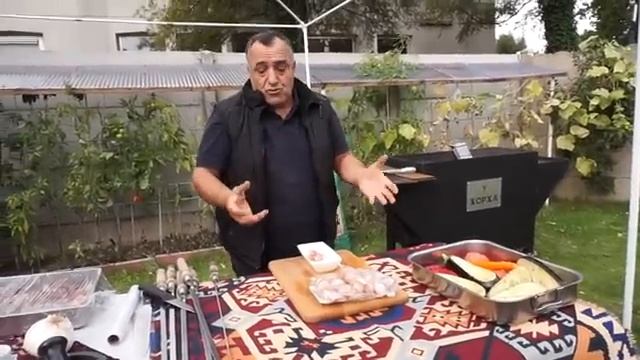 Сочный, вкусный шашлык из телячьего сердца на мангале. Рецепт от Жоржа смотреть онлайн