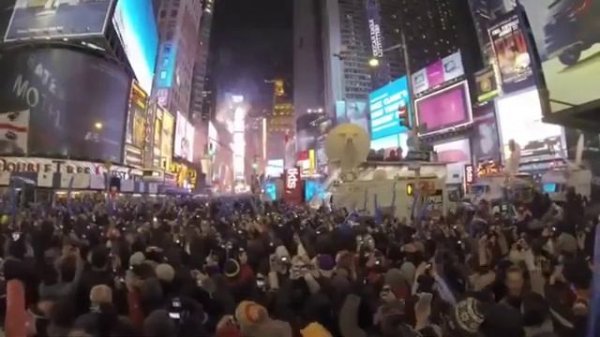 НОВЫЙ ГОД В НЬЮ-ЙОРКЕ САЛЮТ 2014 NEW YORK Times Square New Year's Eve 2014
