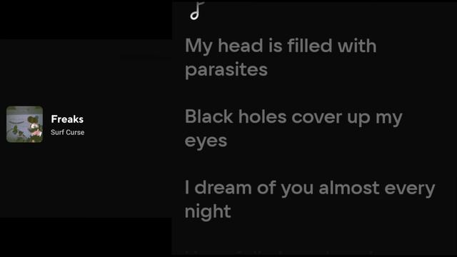 Surf Curse - Freaks  Текст песни