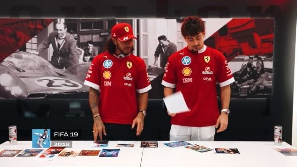 Lewis Hamilton and Charles Leclerc Rate Classic Video Games