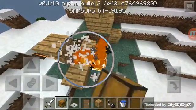 Minecraft creative world! On the phone.Версия 0.14.0, или как обустроить бедную деревеньку. смотреть онлайн