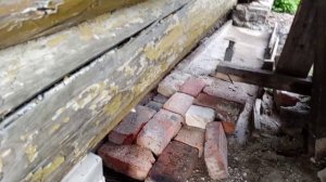 Замена венцов на кирпич