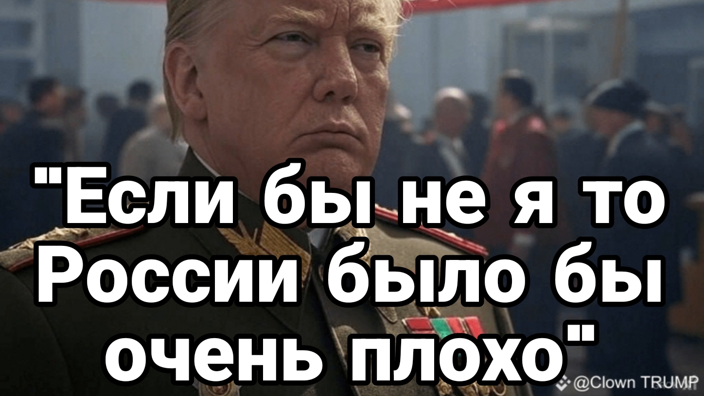 "Если бы не я , то России..." Трамп