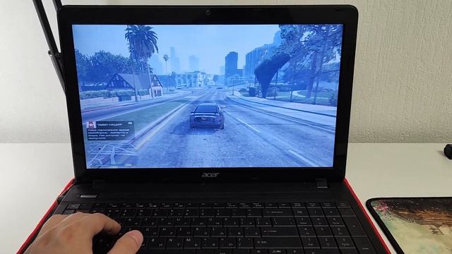 Тест GTA 5 на Acer E1-571G-53236G50Mnks, I5-3230M, GeForce GT 710M, 8GB, 500GB