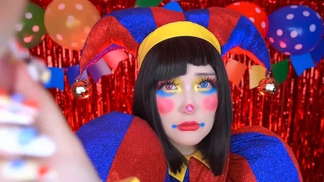 АСМР Нанесу грим 🤡 ASMR Pomni RP (SUB) смотреть онлайн