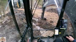 Строительство, дороги в лесу