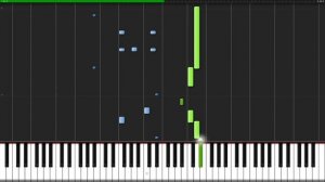 Howl's Moving Castle Theme [Piano Tutorial] (Synthesia)