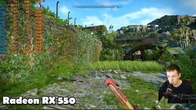 RX 550 в Atomfall на слабом пк смотреть онлайн