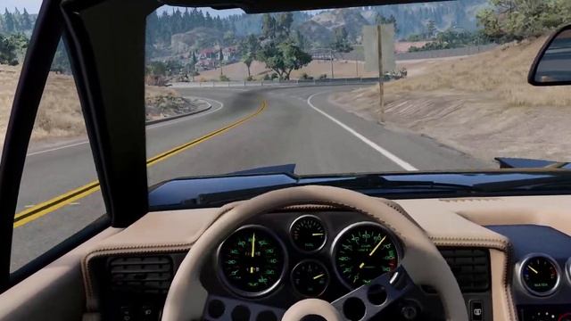 Проба руля Moza R5 в BeamNG смотреть онлайн