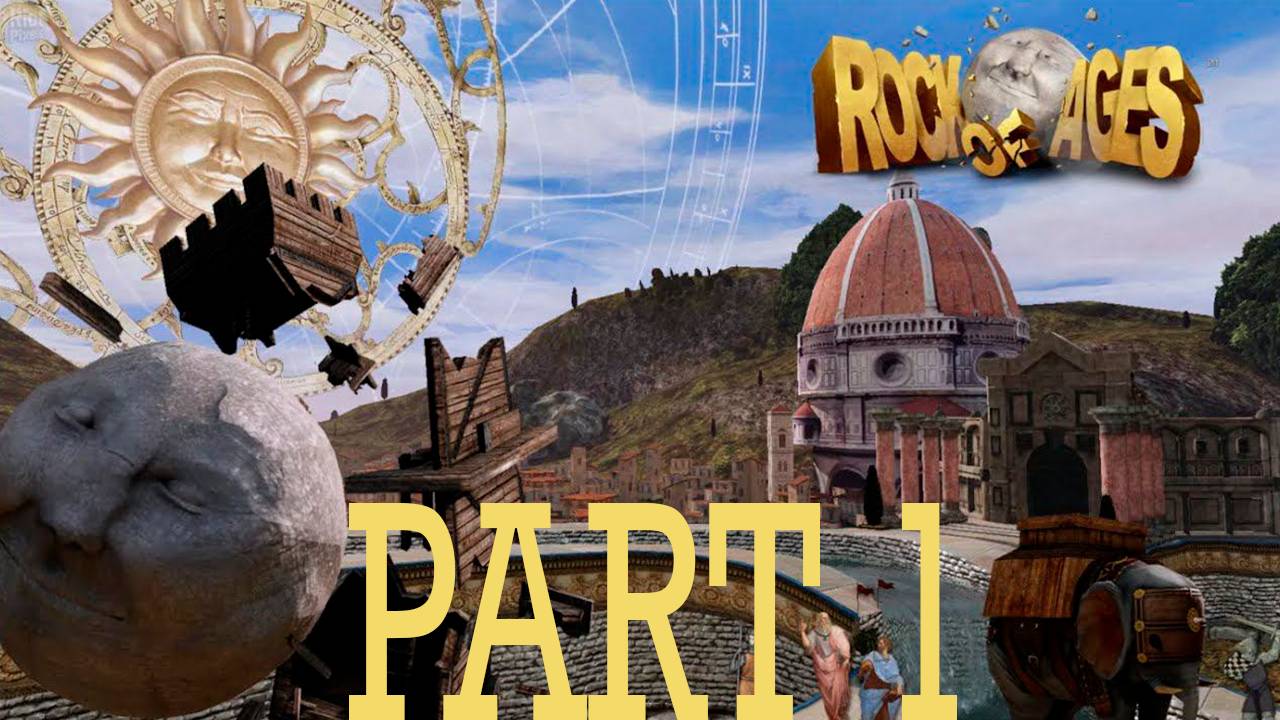 Прохождение игры - Rock of Ages (без комментариев)