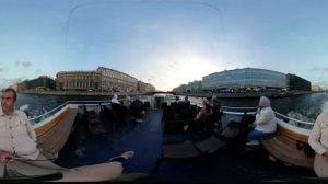 Прогулки по каналам Питербурга  360 VR
