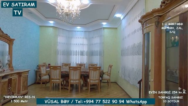 Novxanıda, 10 Sotda Həyət Evi Satılır /Недвижимость в Баку / EV SATIRAM TV/ B