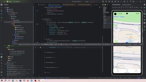Как отображать данные на карте Mapbox в Jetpack Compose?