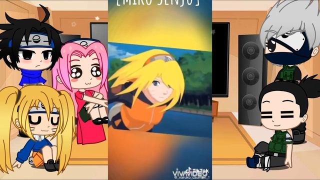 [🍡Реакция команды семь на Наруко 💖//+ Шикамару] [by Miko Senju]