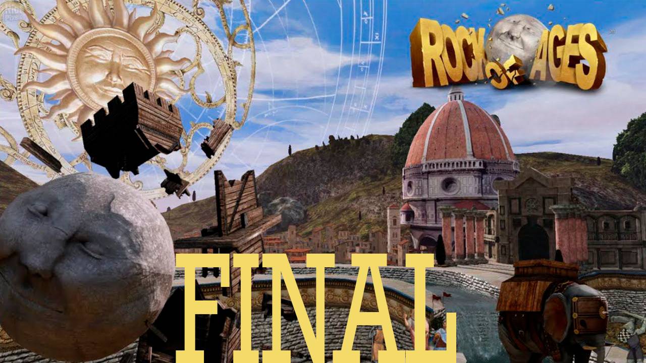 Прохождение игры - Rock of Ages (без комментариев)