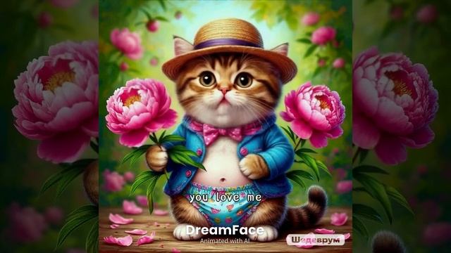 Кот с пионом смотреть онлайн