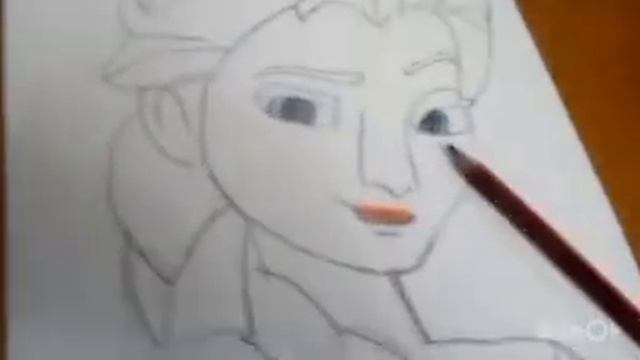 рисунок Эльза. Халодное Сердце смотреть онлайн