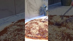 Ленивый кулич краффин с домашней нутеллой и грецкими ?