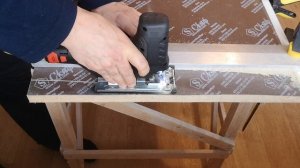 Пилим столешницу мини лобзиком Nanwei 12v