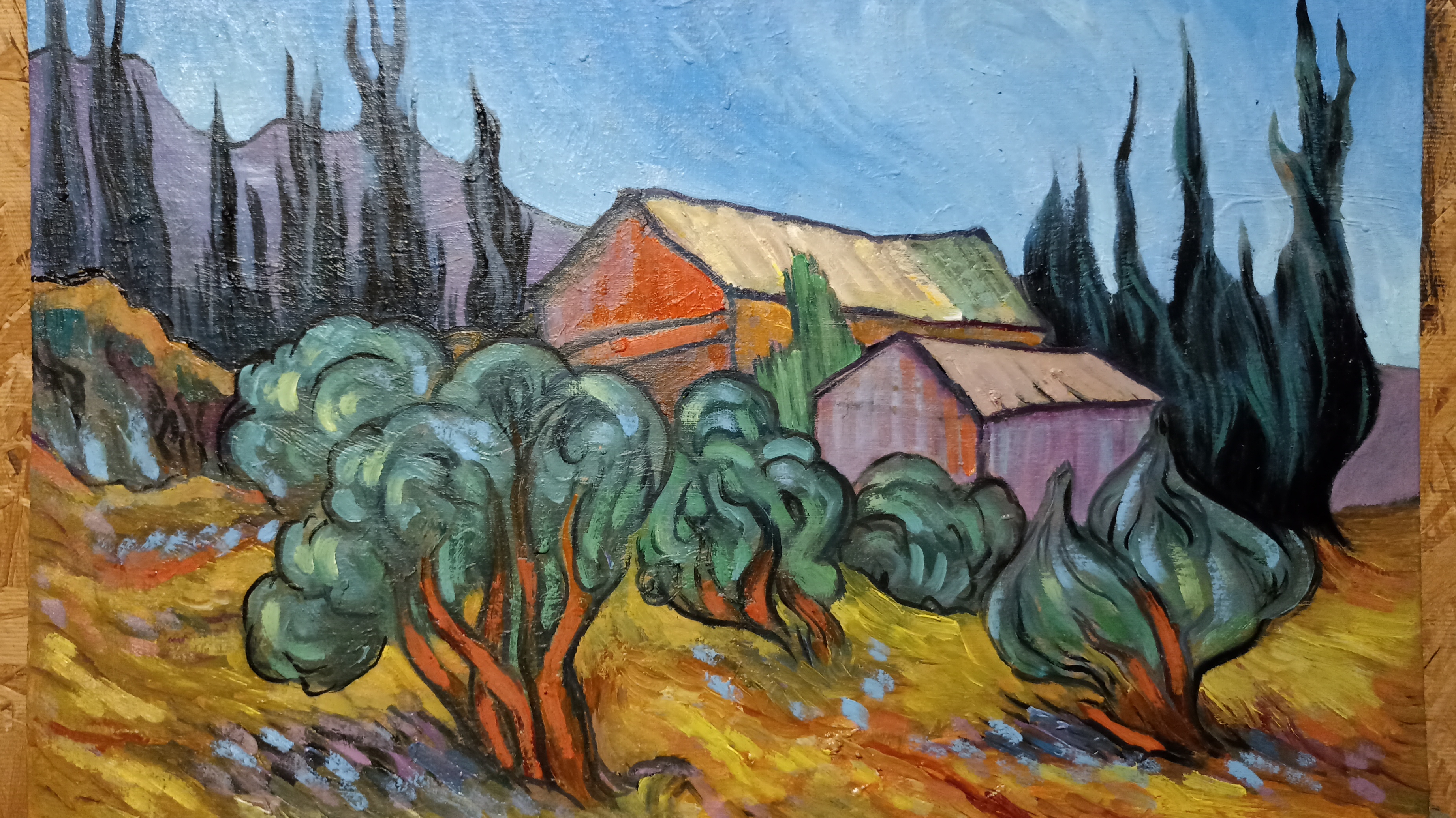 Болталка для фона. О рациональном использовании старых картин и о кистях Ван Гога