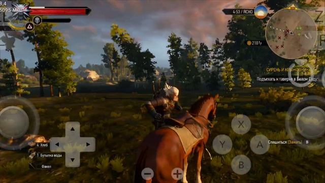 The Witcher 3 на телефоне [эмулятор Switch]