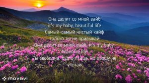 Она делит со мной вайб (текст)