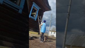 Замена пола в деревенском доме....