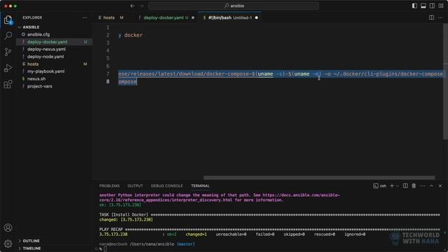 15.16 Project. Run Docker applications Part 1 смотреть онлайн
