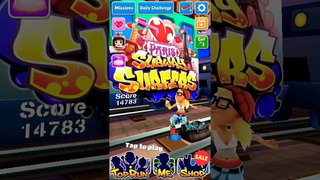 Играем subway surf|номер 1