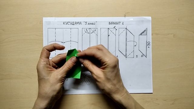 Модуль кусудамы 5 лучей смотреть онлайн