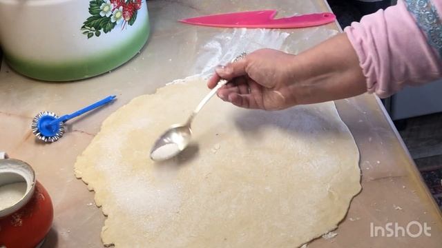 🧇💕👍🏻 Печенье из слоёного теста на жиру.