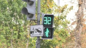 Светофор улица пешеходный переход футаж traffic_lights footage - Лирик По (1080p, h264)